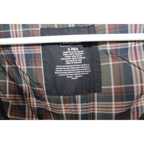 LL Bean Quilted Riding Jacket Black Size Small - Picture 8 of 10